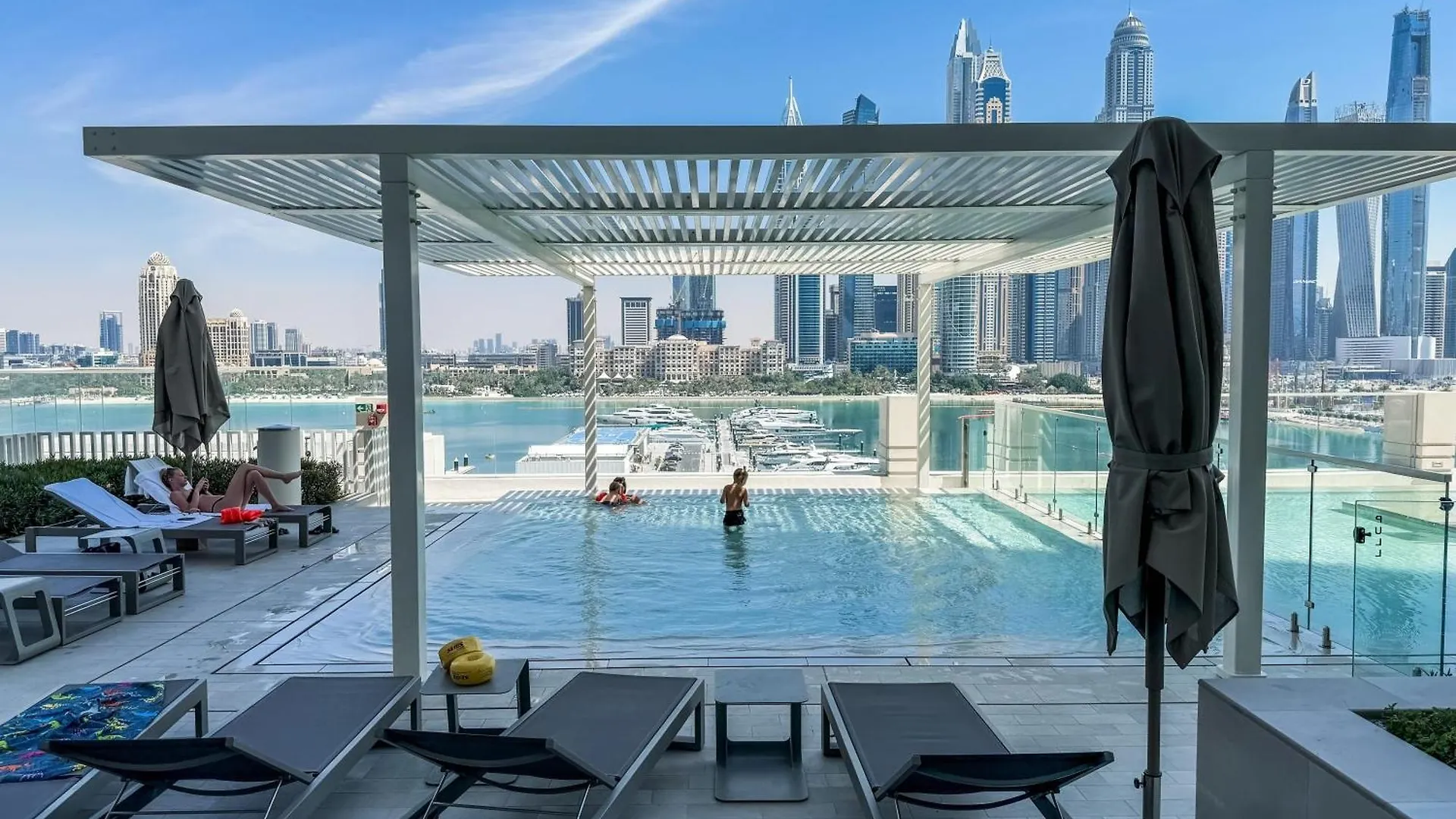 Apartmán Panoramic Escape With Private Beach, 2Br On High Floor Dubaj Spojené arabské emiráty